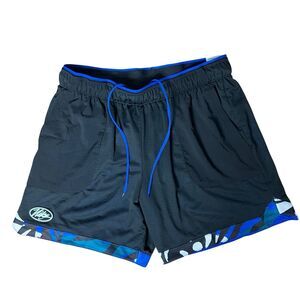 Nike Shorts Mens XL Blue Sports Clash Training Polyester Mesh Black DM5574-011